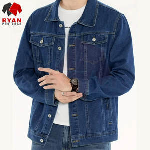 Veste en jean pour homme, logo personnalisé, OEM ODM, coupe classique, style boutonné, tissu durable, approvisionnement direct d'usine - Product Image 5