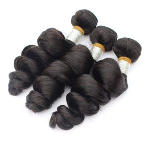 Vente en gros d'extensions de cheveux humains vierges indiens Double trame à la machine Style de vague naturelle Options en vrac et en lots disponibles - Product Image 5