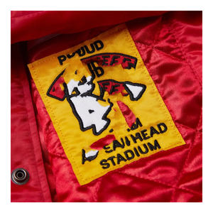 Custom <b>Wool</b> Patch Chenille Embroidery Leather Sleeve Baseball Bomber Letterman Varsity Jacket for Men - Product Image 6