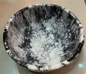 Tazón de Cerámica para Ensalada de Frutas de la Mejor Calidad, Resina Epoxi con Nuevo Diseño Pulido, Estilo Náutico de la India - Product Image 4