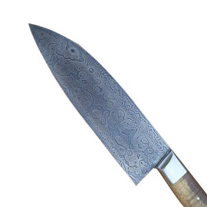 Venta al por mayor personalizado OEM ODM cubertería fábrica profesional Damasco japonés Chef cuchillos para cocina Nuevo diseño fijo hoja afilada - Product Image 6