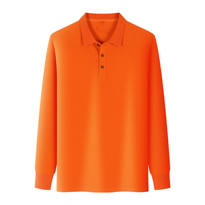 Polo de Manga Larga con Estampado Geométrico Unisex, Traje de Golf Elástico con Decoración de Botones, Tejido de Punto Antibacteriano - Product Image 5