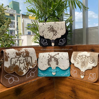 2024 plus récent Laser gravure peau de vache sacs à bandoulière pour femmes Western tendance mode daim cuir luxe concepteur sacs à main