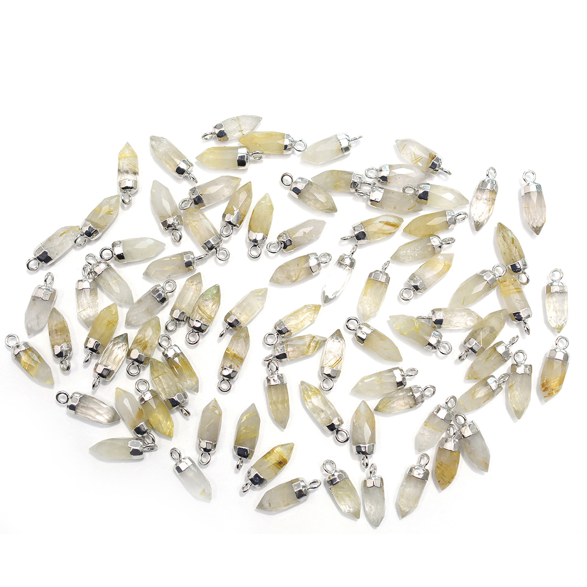 Quartz rutile doré