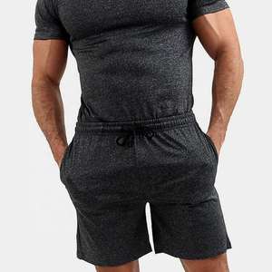 Ensemble T-shirt et short d'été en coton unisexe avec logo personnalisé Ensemble de shorts deux pièces décontractés et respirants pour hommes - Product Image 6