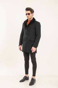 Premium Valeriano Romano hiver manteaux de fourrure pour hommes fabriqués à la main peau de mouton en cuir véritable épais Parkas respirant tissé vêtements d'extérieur - Product Image 2