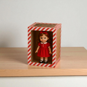 Caja de regalo de papel de Navidad biodegradable reciclable ecológica grande con ventana transparente nueva llegada caja de exhibición y embalaje de Juguetes - Product Image 3