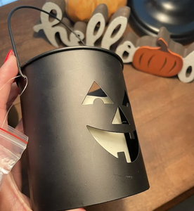 Décorations d'Halloween 2026 : Porte-bougie votif en métal en forme de seau, idéal pour la décoration et le rangement – Nouveauté très prisée - Product Image 3