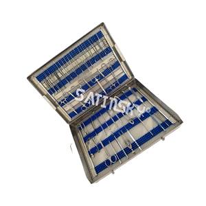 Ensemble de 39 instruments en acier inoxydable pour traumatismes oculaires, pour ophtalmologie et chirurgie générale, spécifiquement pour les interventions délicates sur la cataracte - Product Image 1