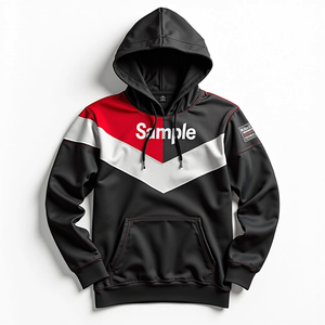 Sudadera con Capucha Extra Grande de Mezcla de Poliéster y Algodón para Hombre, Estilo Urbano, con Sublimación Personalizada, Aspecto Informal y Duradero para Invierno - Product Image 5