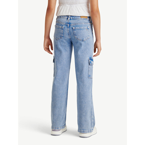 Pantalon cargo ample de style streetwear pour femmes, fabriqué avec un tissu confortable et des poches utilitaires - Product Image 2