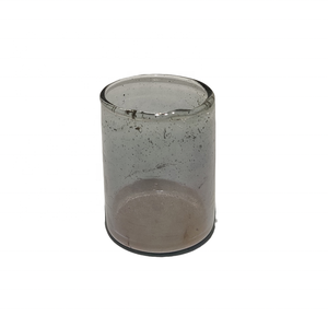 Jarrón de vela vacío reciclado transparente pequeño, jarrones amarillos cilíndricos resistentes al calor personalizados artesanales o recipientes a granel multifuncionales - Product Image 1