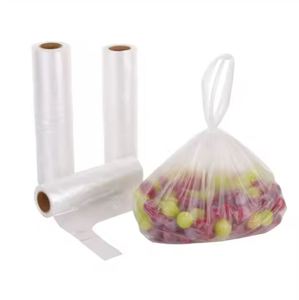 HDPE blanco Azul Rojo camiseta bolsa de plástico envasado de alimentos chaleco portador bolsas de plástico camiseta bolsa de compras - Product Image 4