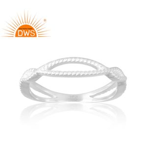 แหวนเงิน925เงินสเตอร์ลิงออกแบบทันสมัยสำหรับผู้หญิงเครื่องประดับที่กำหนดเองสำหรับผู้หญิงของขวัญสำหรับผู้หญิงสำหรับผู้หญิงสำหรับเธอ - Product Image 1