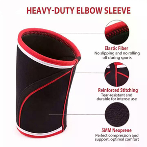 Rodilleras protectoras de vendaje elástico para entrenamiento de gimnasio de algodón suave de alta calidad para levantamiento de pesas, rodilleras para codo - Product Image 2