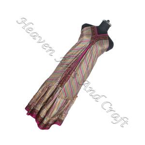 Vestidos largos de seda de estilo informal para mujer, ropa de playa barata y reciclada, a la última moda - Product Image 5