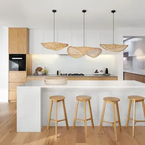 โคมไฟเพดานหญ้าทะเลสไตล์ชายฝั่ง - Product Image 3