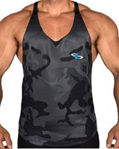 Fabricant OEM Débardeurs sans manches pour hommes de grande taille Débardeur d'entraînement Stringer - Product Image 1