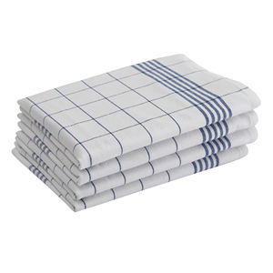 Paños de limpieza de cocina de algodón 100% con patrón de cuadros cuadrados tejidos para uso doméstico Toallas de cocina - Product Image 2