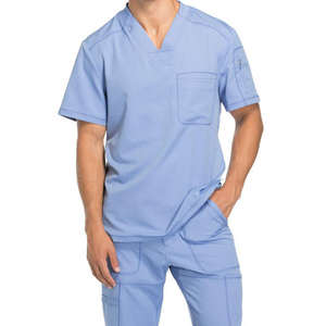 ชุดพยาบาลผ้าแคนวาสสำหรับใช้ในโรงพยาบาลชุดยูนิฟอร์มทางการแพทย์ผ้ายืดระบายอากาศได้ทรงพอดีตัวมีสไตล์ - Product Image 6