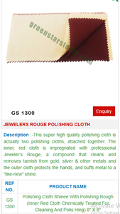 Jewelers Rouge Tissu de polissage GS 1341 pour outils de bijouterie-Outils de bijouterie - Product Image 2