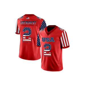 Maillot de football américain personnalisé de logo de broderie de vente chaude pour le club d'équipe de jeunes - Product Image 3