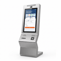 Distributeur automatique de billets biométrique avec reconnaissance faciale, borne de libre-service, paiement par QR code, carte IC, NFC, pièces de fabrication en tôle