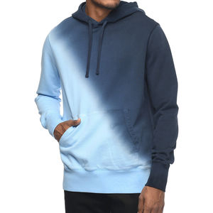 Sweat à capuche de haute qualité Polyester coton pull chaud hommes sweats à capuche en gros régulier solide impression personnalisée broderie sweats à capuche - Product Image 2