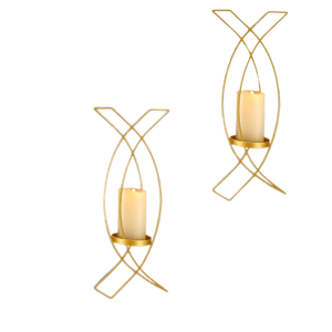 Portavelas montado en la pared de Color negro moderno, decoración elegante, decoración de iluminación, decoración del hogar, vela de Metal, soporte votivo, llegada caliente - Product Image 5