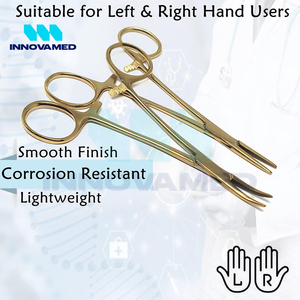 Instruments chirurgicaux manuels réutilisables avec assistance en ligne Bon fournisseur couleur or 5 longs tarifs de gros en acier inoxydable - Product Image 3