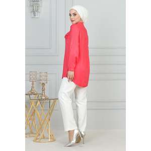 Túnica Casual con Bolsillos para Mujer 34339, Tejido de Viscosa/Poliéster - Product Image 4