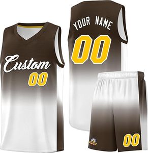 Conjuntos de Uniformes de Baloncesto Transpirables Unisex, Sublimación Personalizada, Manga Corta, 100% Poliéster, Antibacteriano - Product Image 1