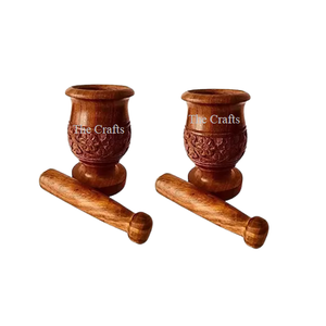 Mortero y Maja de Madera de Último Diseño para Uso en el Hogar, Hotel y Cocina, Más Vendido, con Calidad Superior - Product Image 4