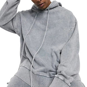 Chándal de lavado ácido para hombre, chaqueta de manga larga, pantalones de chándal, ropa deportiva informal Vintage, Fitness, gimnasio, conjunto para correr de invierno, técnica impresa - Product Image 2