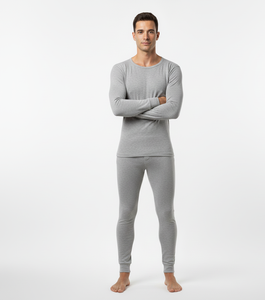 Traje Térmico Climate Guard Gris para Hombre, Suave, Manga Larga, Transpirable, Ropa Abrigada de Invierno para Hombre - Product Image 5