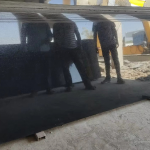 Vente en gros de dalles polies en granit noir du Rajasthan Meilleure qualité d'exportation Texture uniforme Comptoirs de cuisine Salle de bain Grande dalle - Product Image 1