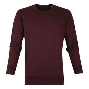 Sudadera personalizada de tela de algodón de lana Terry suelta de color liso de invierno con cuello redondo - Product Image 5