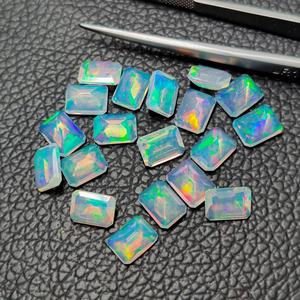 พลอยโอปอลเอธิโอเปียหลายเหลี่ยมเพชรพลอยธรรมชาติขนาด10X14มม. รูปทรงแปดเหลี่ยมขนาด AAA อัญมณีทรงหลวมคุณภาพสูงสำหรับทำเครื่องประดับในราคาที่ดีที่สุด - Product Image 1