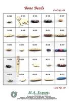 Perles d'os décoratives de haute qualité personnalisables, bijoux artistiques, assemblage de chaîne de prière, mala, accent d'ameublement
