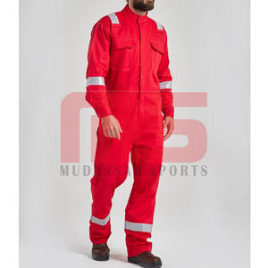 Overoles DE SEGURIDAD OEM de alta visibilidad con logotipo personalizado para hombre, ropa de trabajo de algodón ignífuga, Uniforme de Construcción - Product Image 2