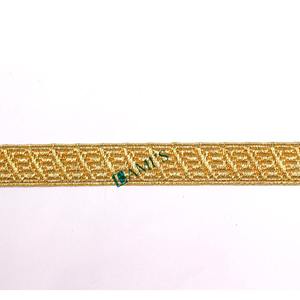 2023ถักเปียทองแบบมีเชือกผูกสำหรับแต่งลูกไม้ประดับทองด้วยลวดทองแท่งตัดสำหรับงานฝีมือสิ่งทอแกลลูน - Product Image 5