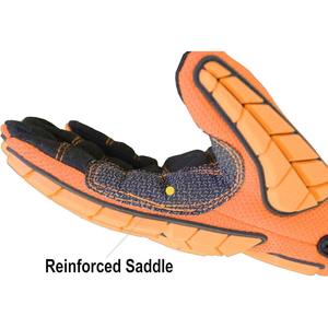 Gants de travail industriels antidérapants Gants de protection des mains Gants de sécurité pour champs pétroliers Gants résistants aux chocs pour mécaniciens - Product Image 4