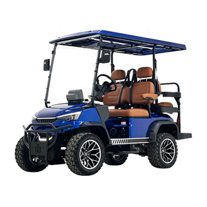 Voiture de golf de luxe élégante à 4 places avec moteur écologique, accélération puissante et éclairage LED pour l'hôtellerie commerciale - Product Image 4