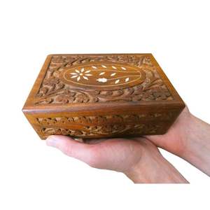 Cadeau Ramadan Mubarak Home Decor Cadeau islamique Décoration de l'Aïd Signe de l'Aïd Caisse en bois Coffrets cadeaux - Product Image 2
