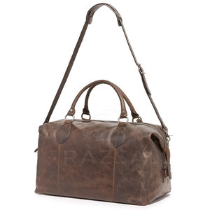 กระเป๋าเดินทางหนังแท้วัสดุดีที่สุดปรับแต่งโลโก้ของคุณเองน้ำหนักเบามีซิปปิดฉลากส่วนตัว - Product Image 3