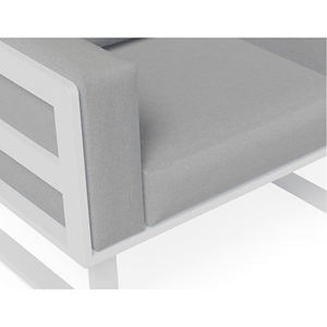 เก้าอี้อลูมิเนียมเคลือบผงเฟอร์นิเจอร์ระเบียงหรูหราเก้าอี้ลานสวนเก้าอี้เลานจ์-JOA - Product Image 4