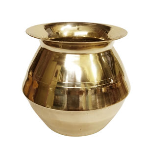 สุดยอดคอลเลกชันห้องครัวอุปกรณ์ทองเหลือง Lota ออกแบบมาเป็นพิเศษสําหรับวัดฮินดูทางศาสนาใช้ล่าสุด Pooja Lota คุณภาพดี - Product Image 4