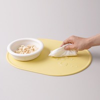 Bol pour animaux de compagnie en céramique artisanale de luxe coréen, non automatique, pour chats et chiens, en porcelaine, forme arrondie, utilisation en intérieur