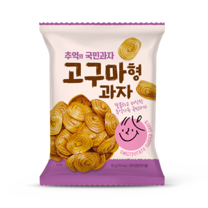 [Mama's Pick] món ăn nhẹ Hình Khoai lang Hàn Quốc lát nghệ nhân bán mềm với hương vị ngọt ngào được sản xuất tại Hàn Quốc Túi 150g - Product Image 1