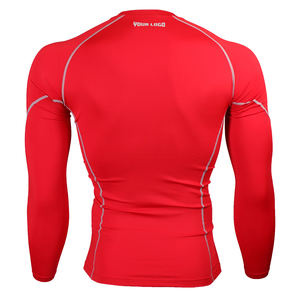 Ropa deportiva de manga completa lisa de alto rendimiento, ropa deportiva de compresión Unisex, ropa deportiva con protección UV, protectores contra sarpullidos a la venta - Product Image 2